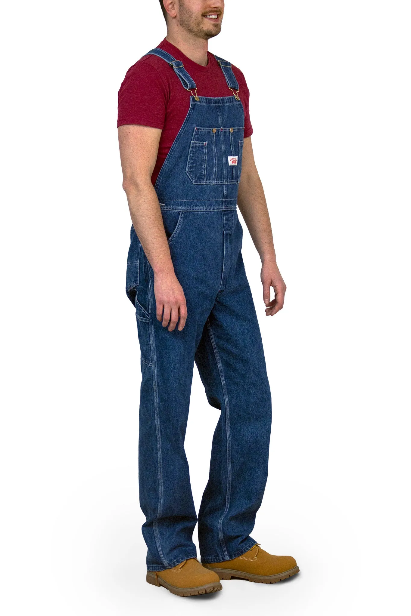 #699 Stone Washed Bib Overalls - MADE IN USA