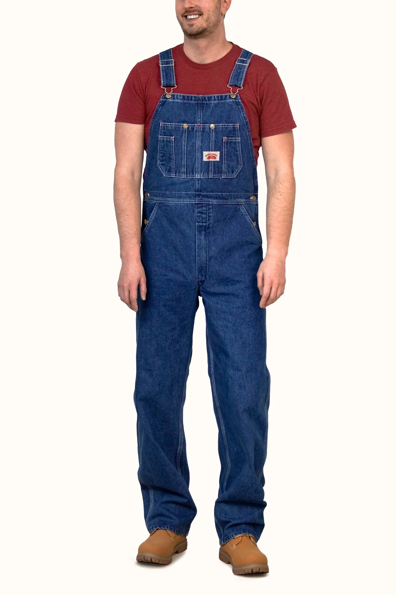 #699 Stone Washed Bib Overalls - MADE IN USA