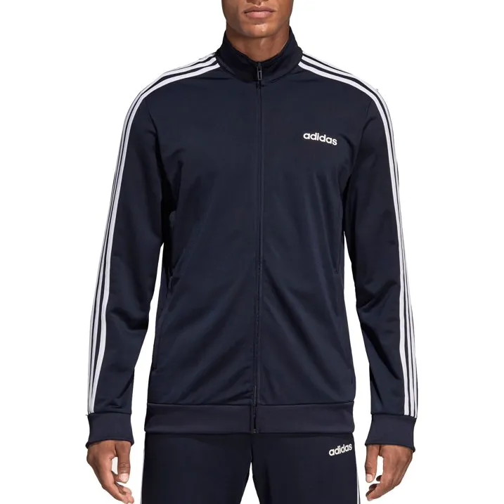 adidas Men's Essentials 3 Stripes Tricot Track Jacket