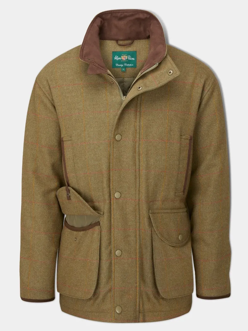 ALAN PAINE Combrook Mens Shooting Field Coat - Hawthorn