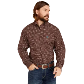 Ariat Men's Barrett Chocolate Classic Fit Shirt