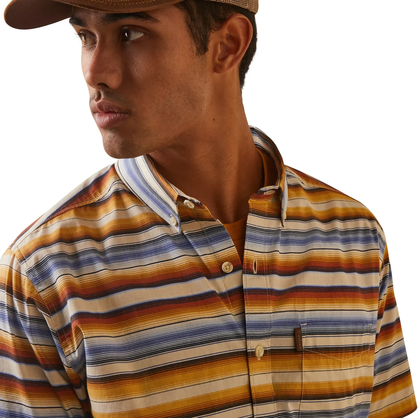 Ariat Men's Sunset Stretch Golden Serape Button Down Shirt