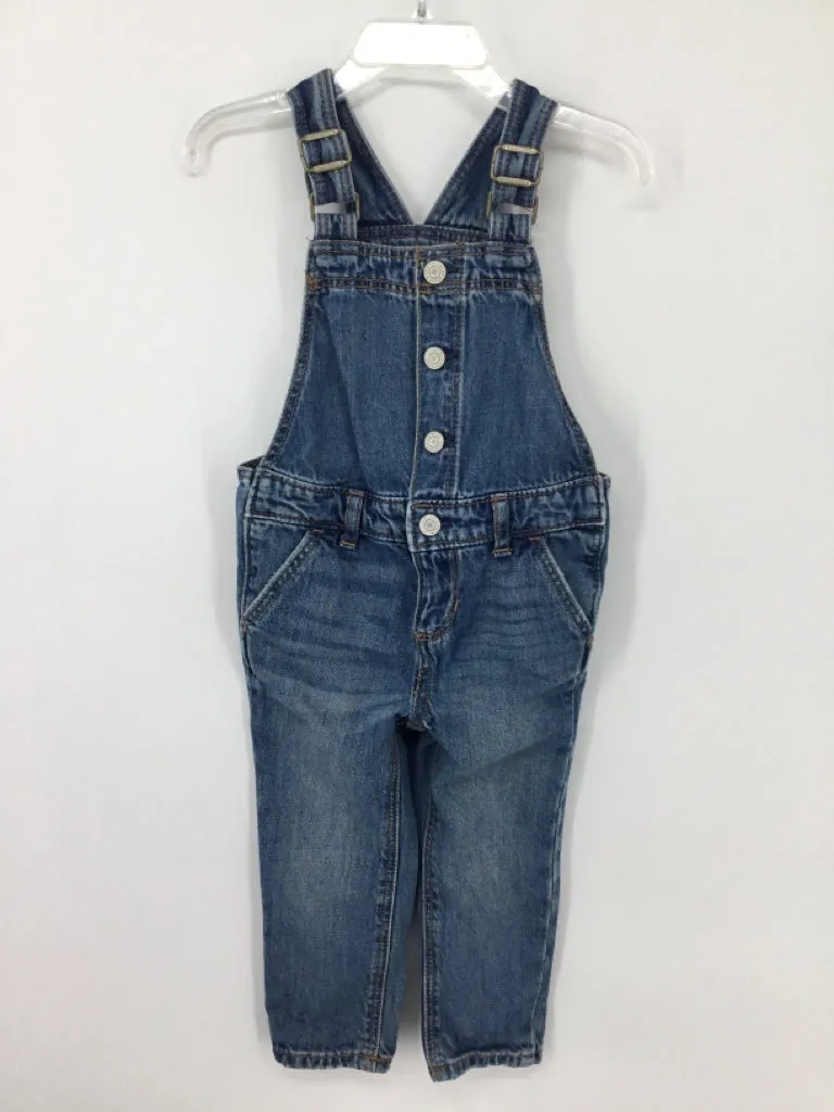 Baby Gap Child Size 2 Blue Overalls - girls