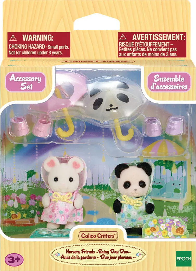 Calico Critters Rainy Day Duo