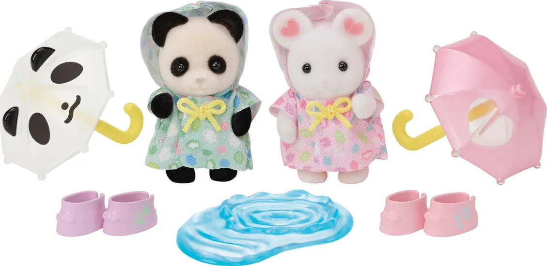 Calico Critters Rainy Day Duo