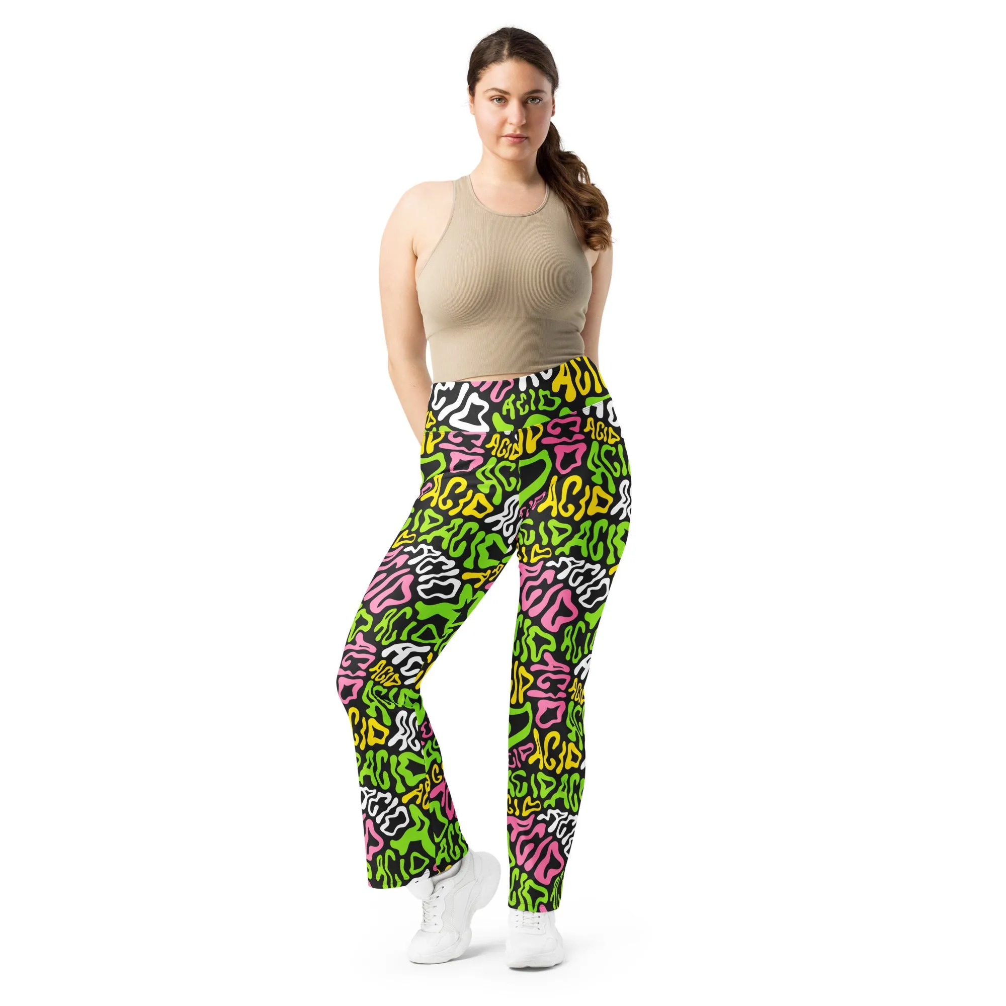 Candy Acid Flare Leggings