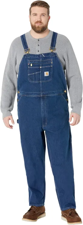 Carhartt Loose Denim Bib Overalls, Darkstone