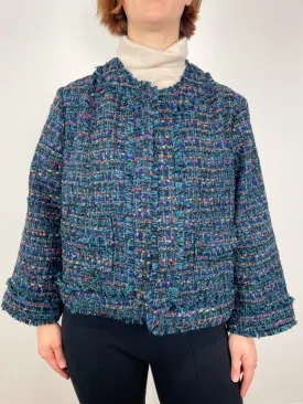 Chelsea Jacket in Peacock/Multi Tweed