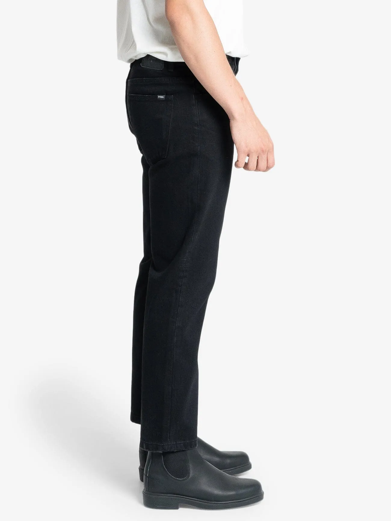 Chopped Denim Jean - Black Rinse