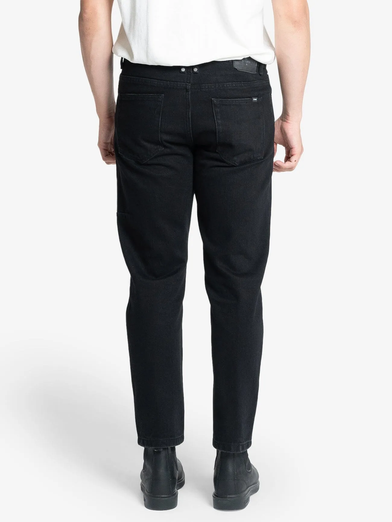 Chopped Denim Jean - Black Rinse