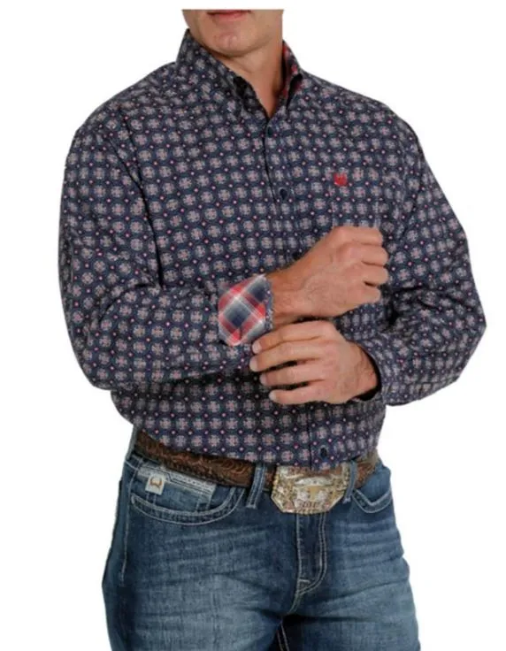 Cinch Men's Print Button Down Western Shirt