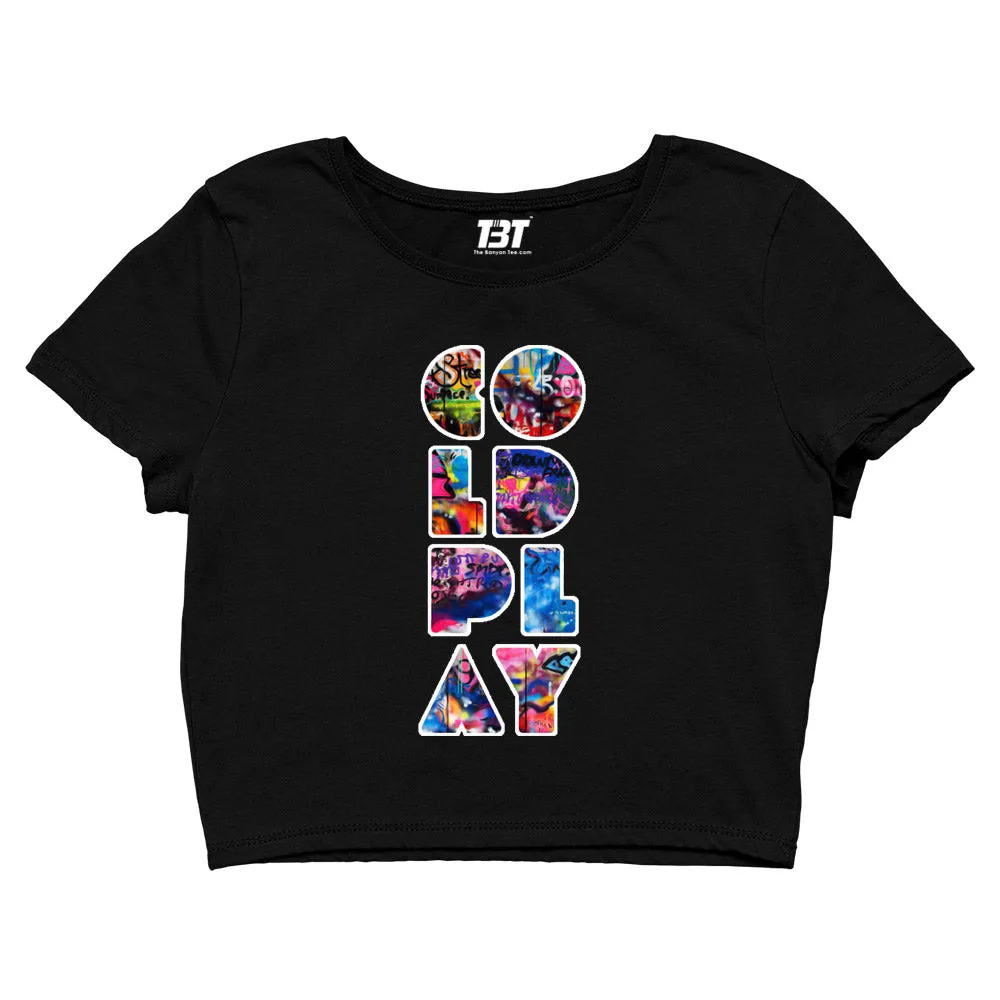 Coldplay Crop Top - Graffiti Art