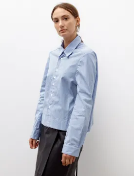 Cropped Gap Shirt Blue Stripe