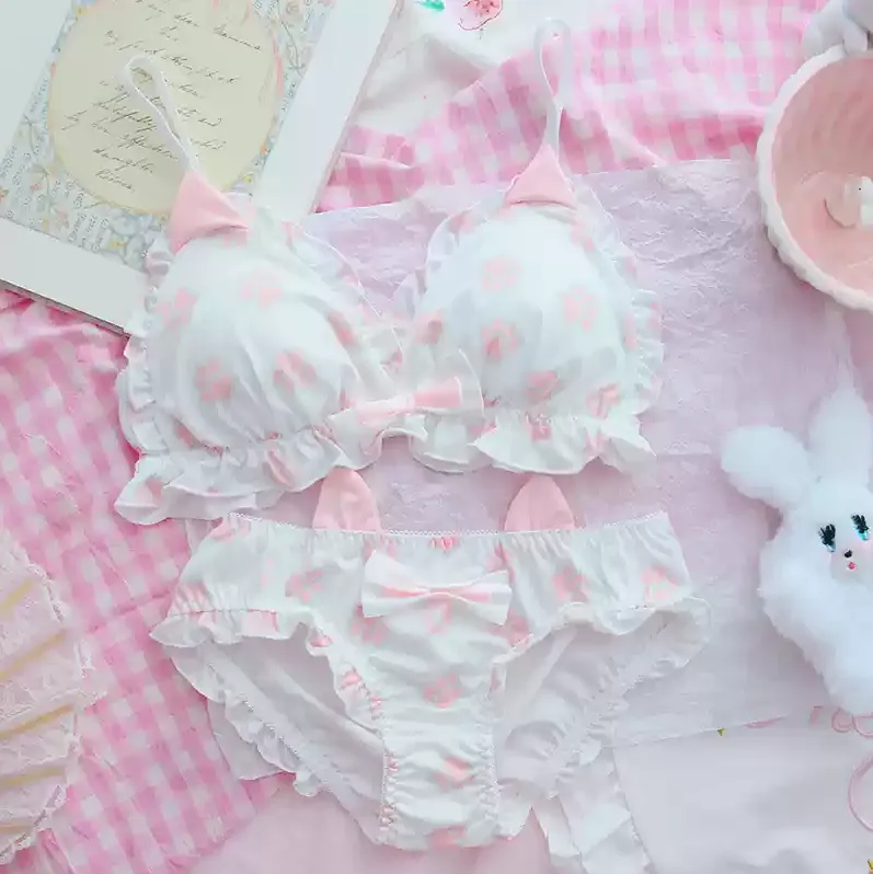 Cute Bunny Ears Underwear Set PA10130