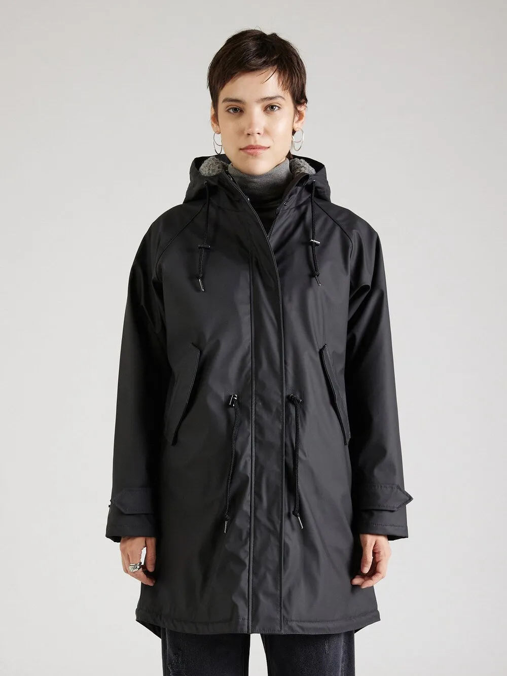 Derbe Friese Tidaholm raincoat, black