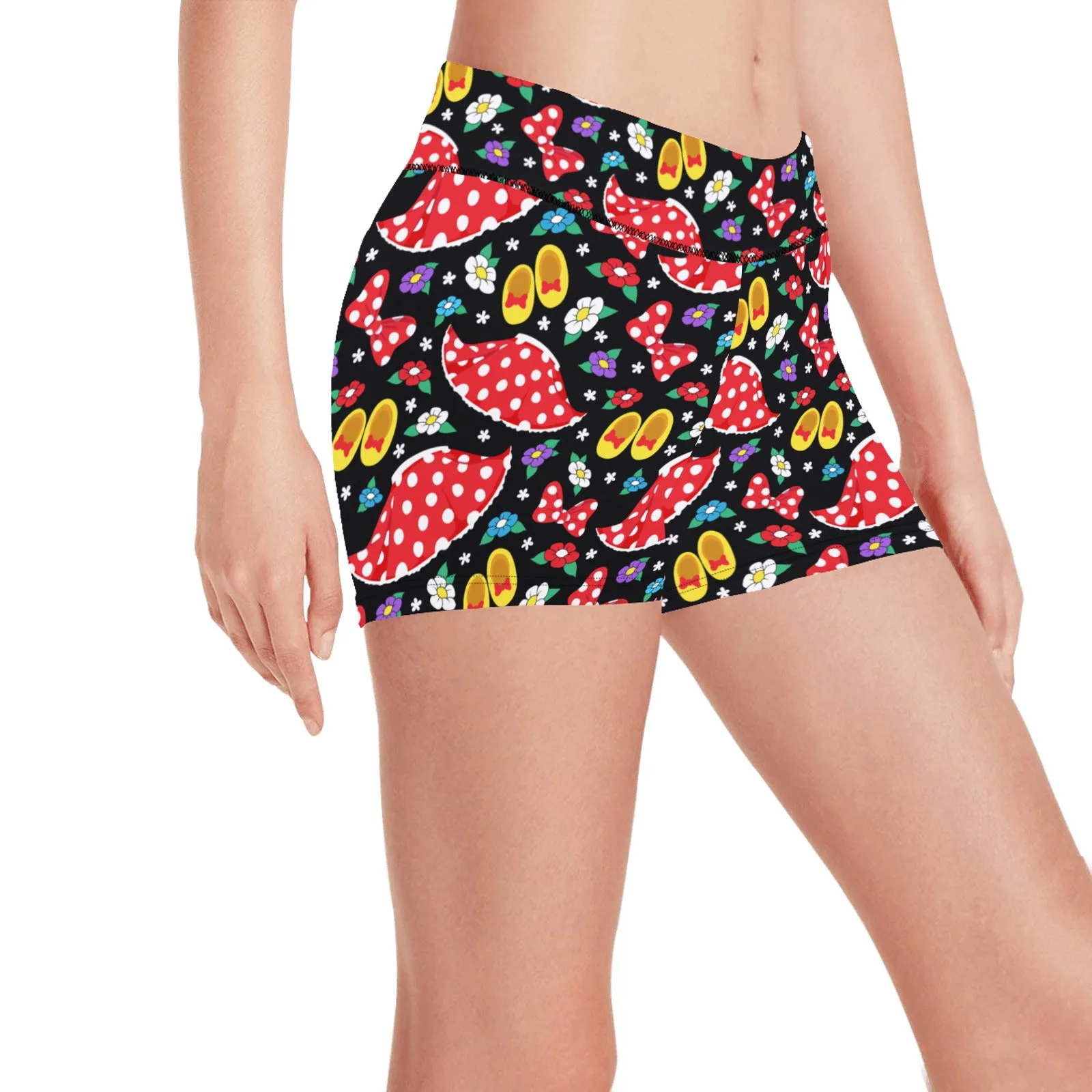 Disney Minnie Mouse Fancy Women's Short Leggings