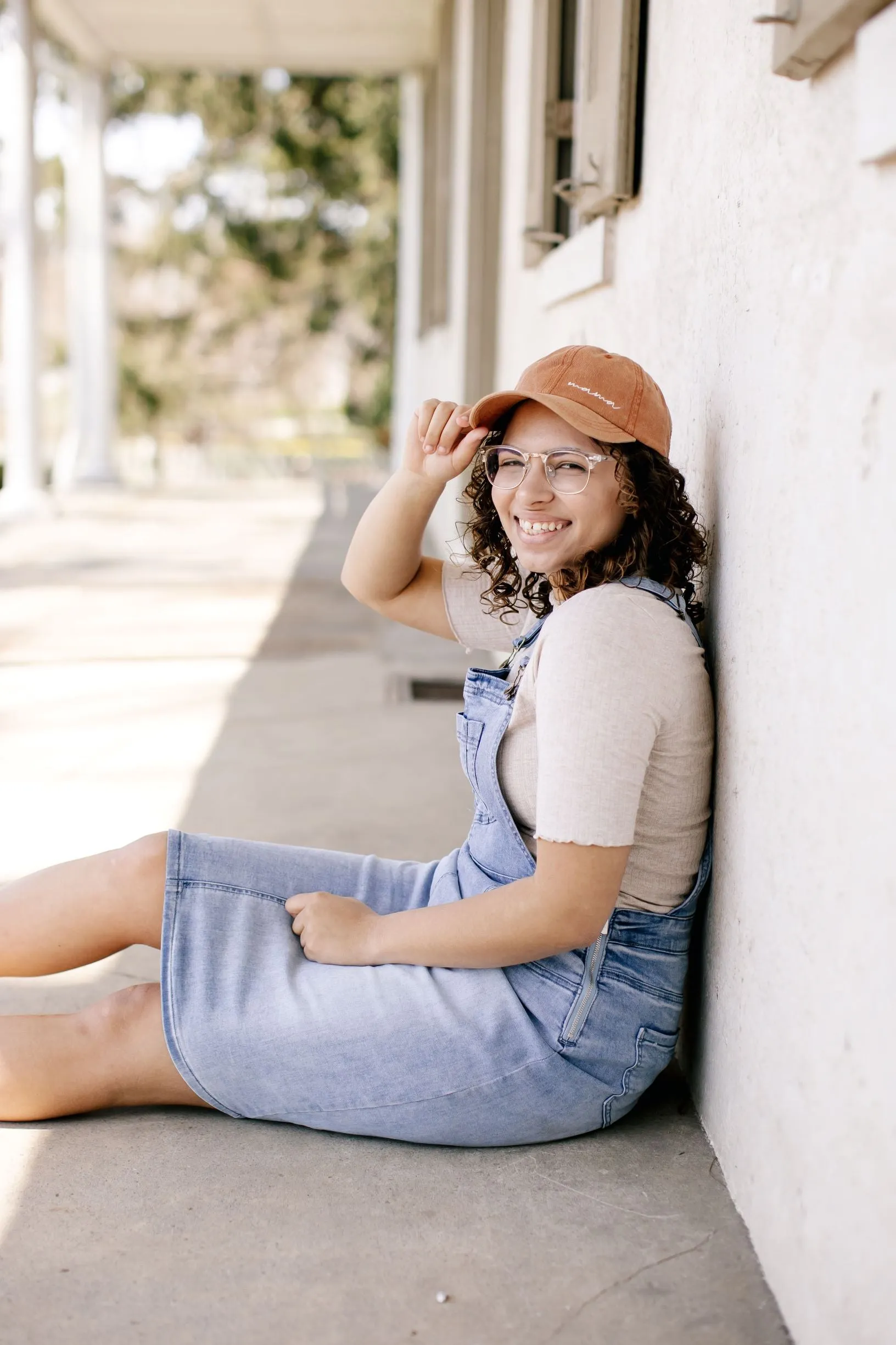 'Emerson' Light Denim Skirt Overalls