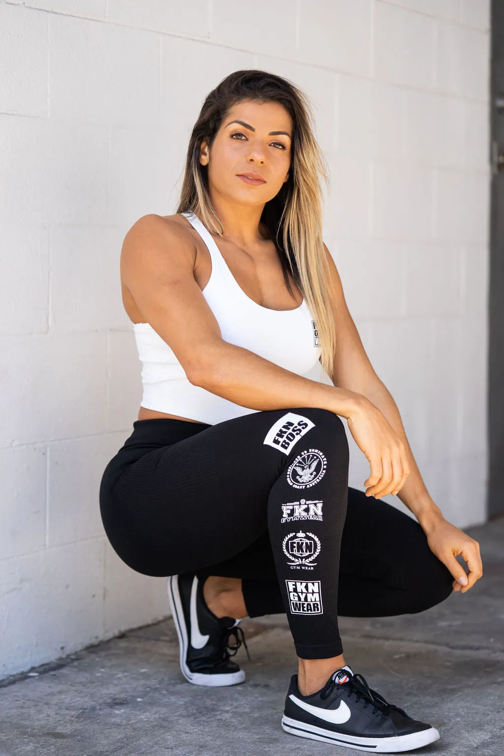 Flex HEIST | Women's Seamless Scrunch Bum Leggings | Black