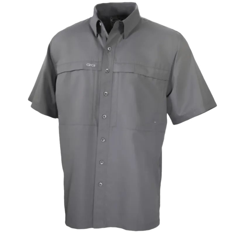 Gameguard Men's Gunmetal Microfiber Shirt - Extra Big