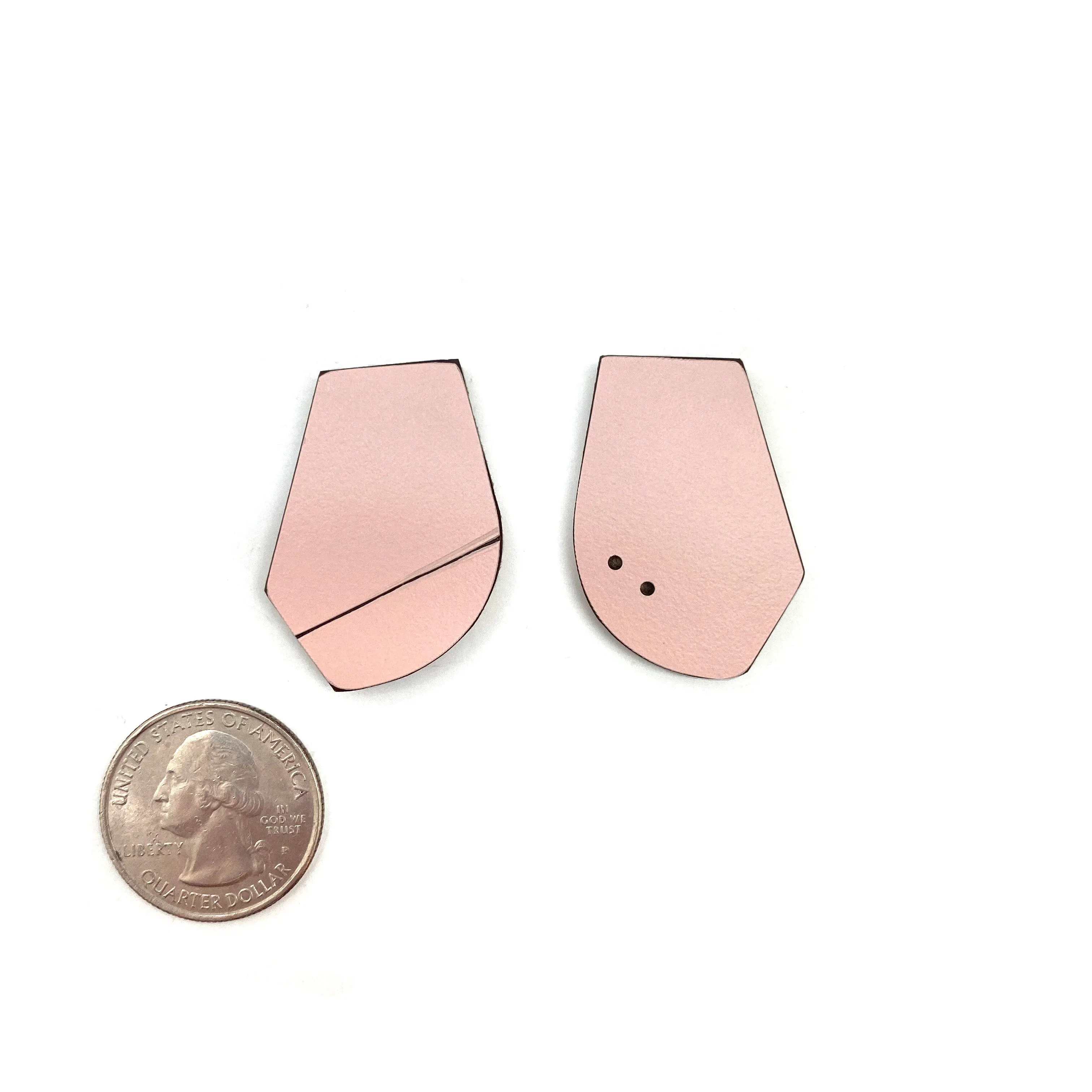 Geometric Earrings - Pink