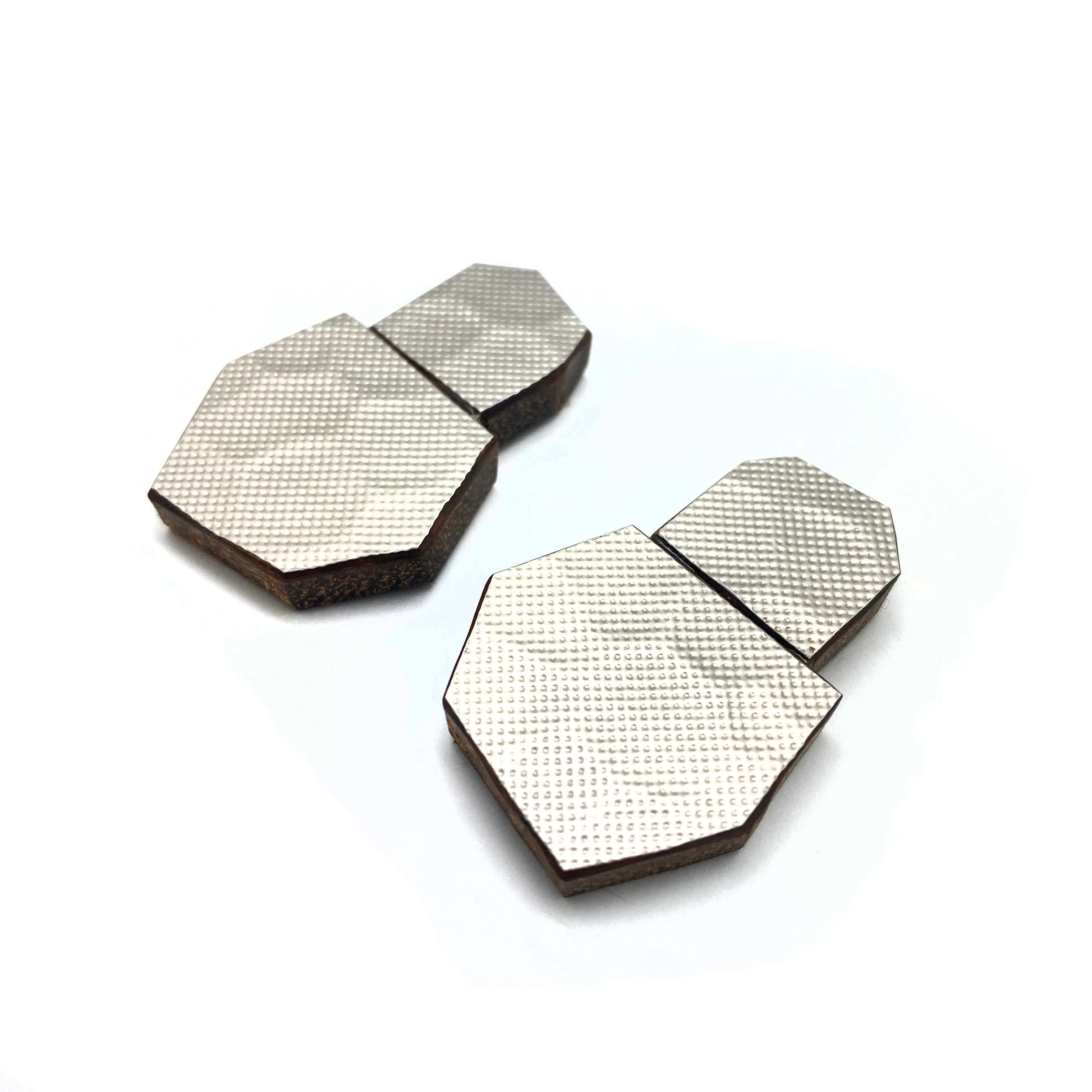 Geometric Studs - Silver