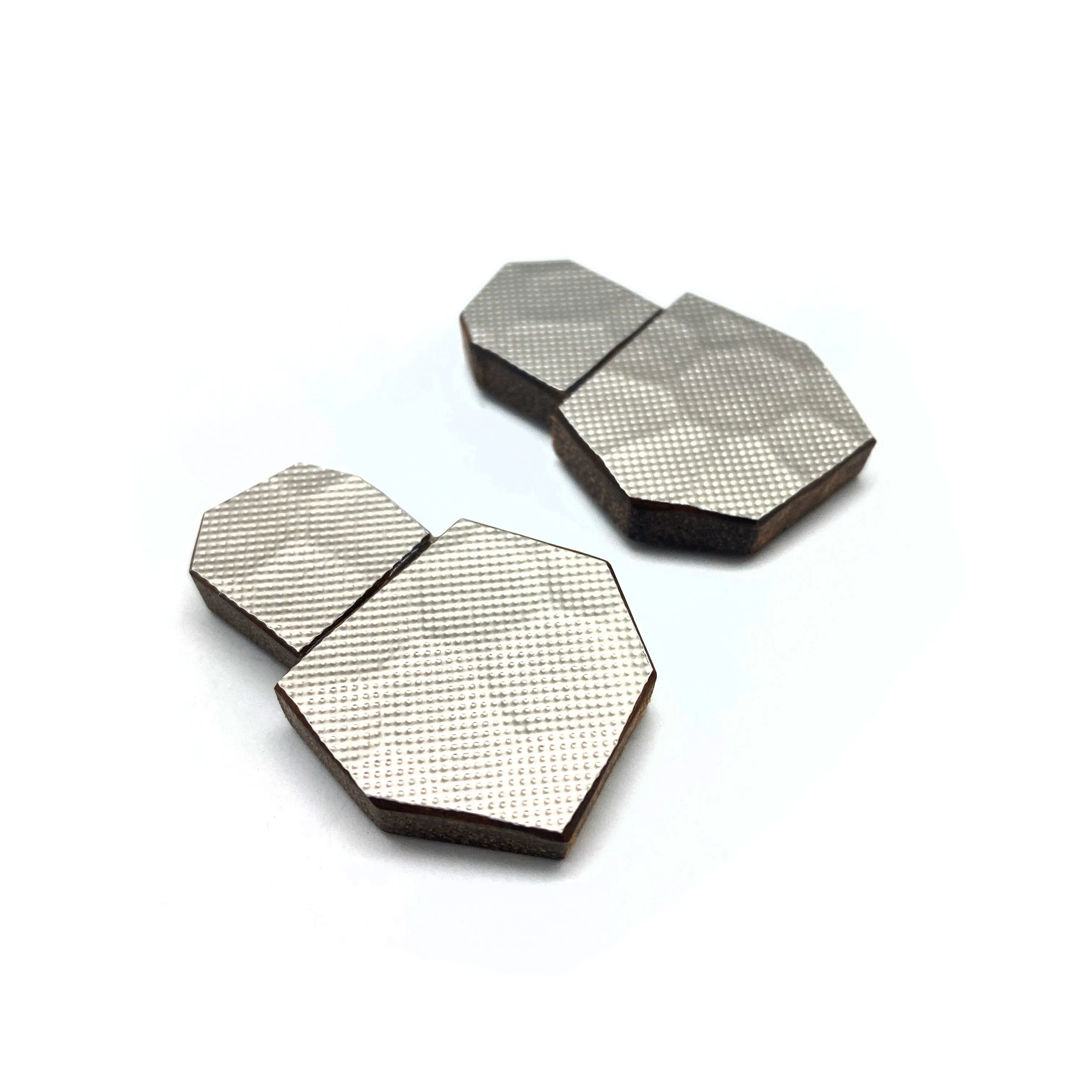 Geometric Studs - Silver