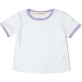 Girls Tops | Jack Tee- Lilac | Dotty Dungarees