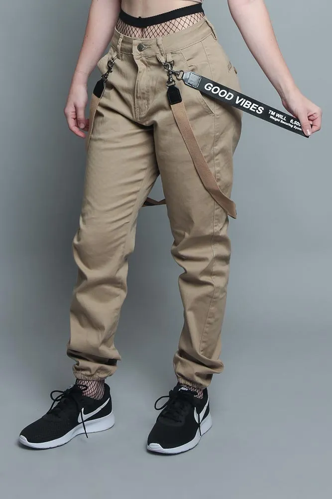 Good Vibes Oversized Cargo Pants