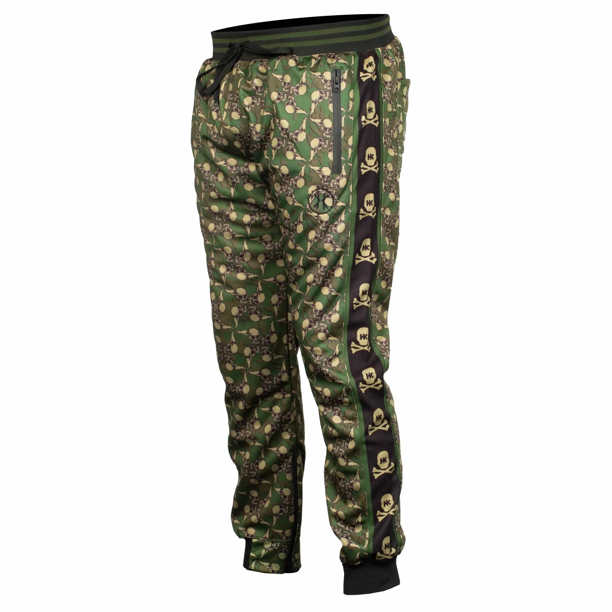 HK Army Track Jogger Pants Hostilewear Skulls Forest