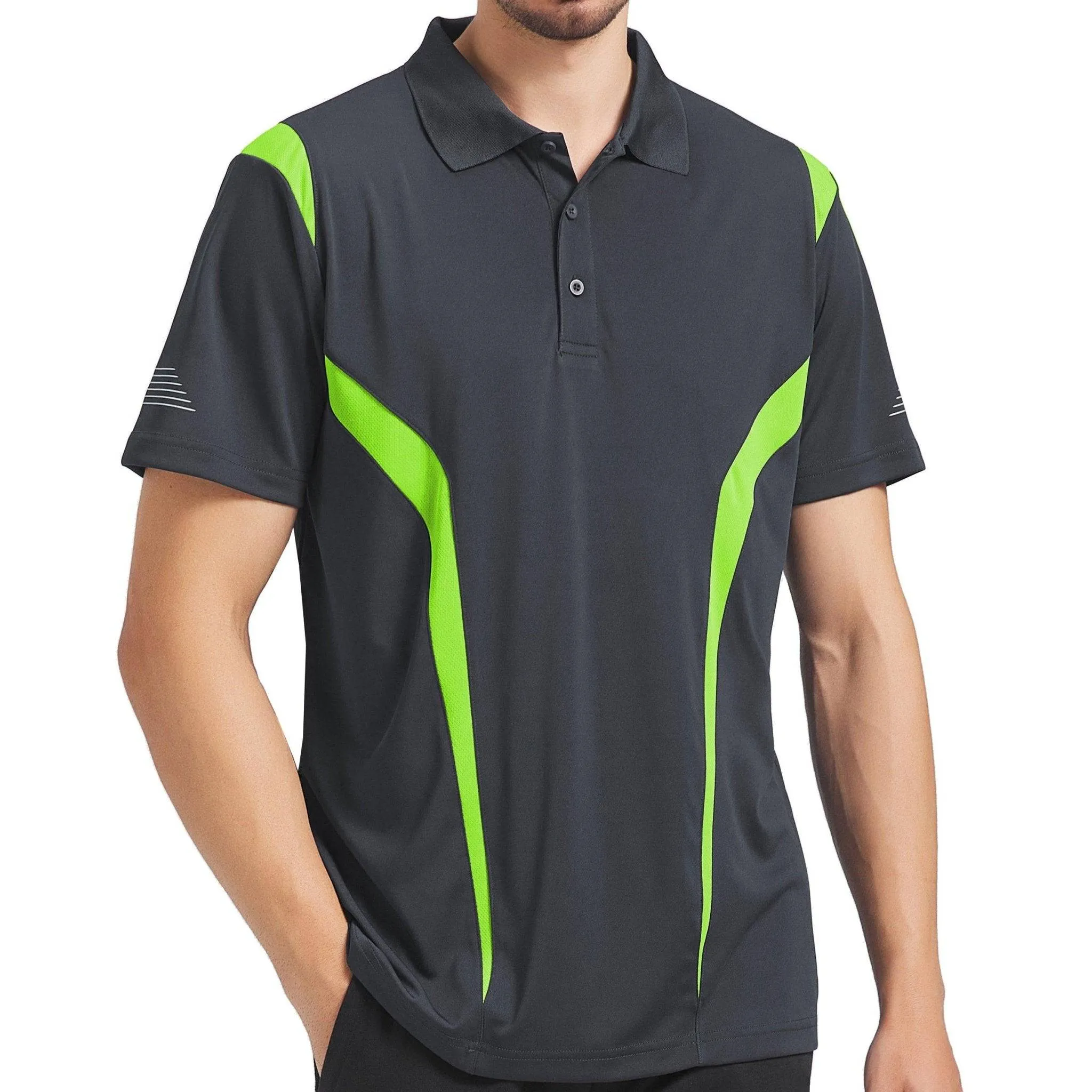 ISUSI Summit Mens Polo Shirts, Short Sleeve