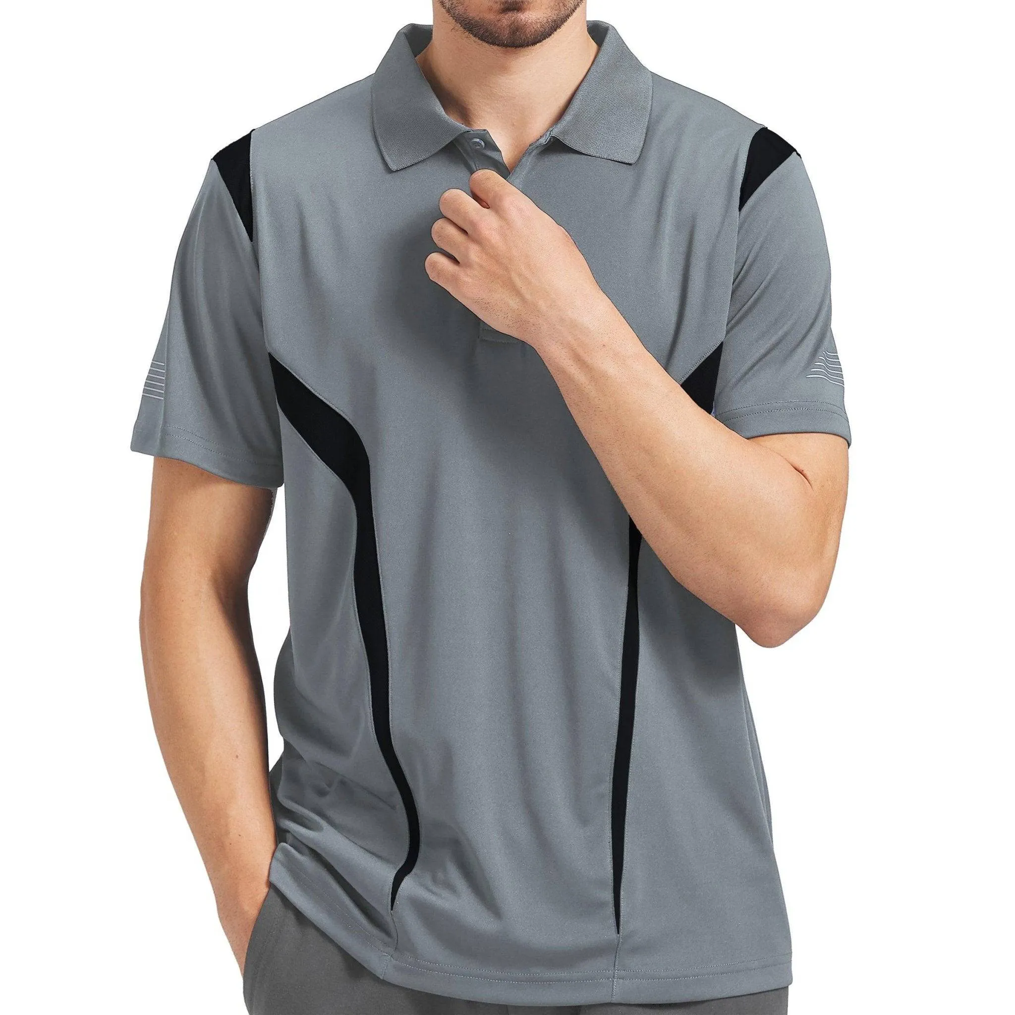 ISUSI Summit Mens Polo Shirts, Short Sleeve