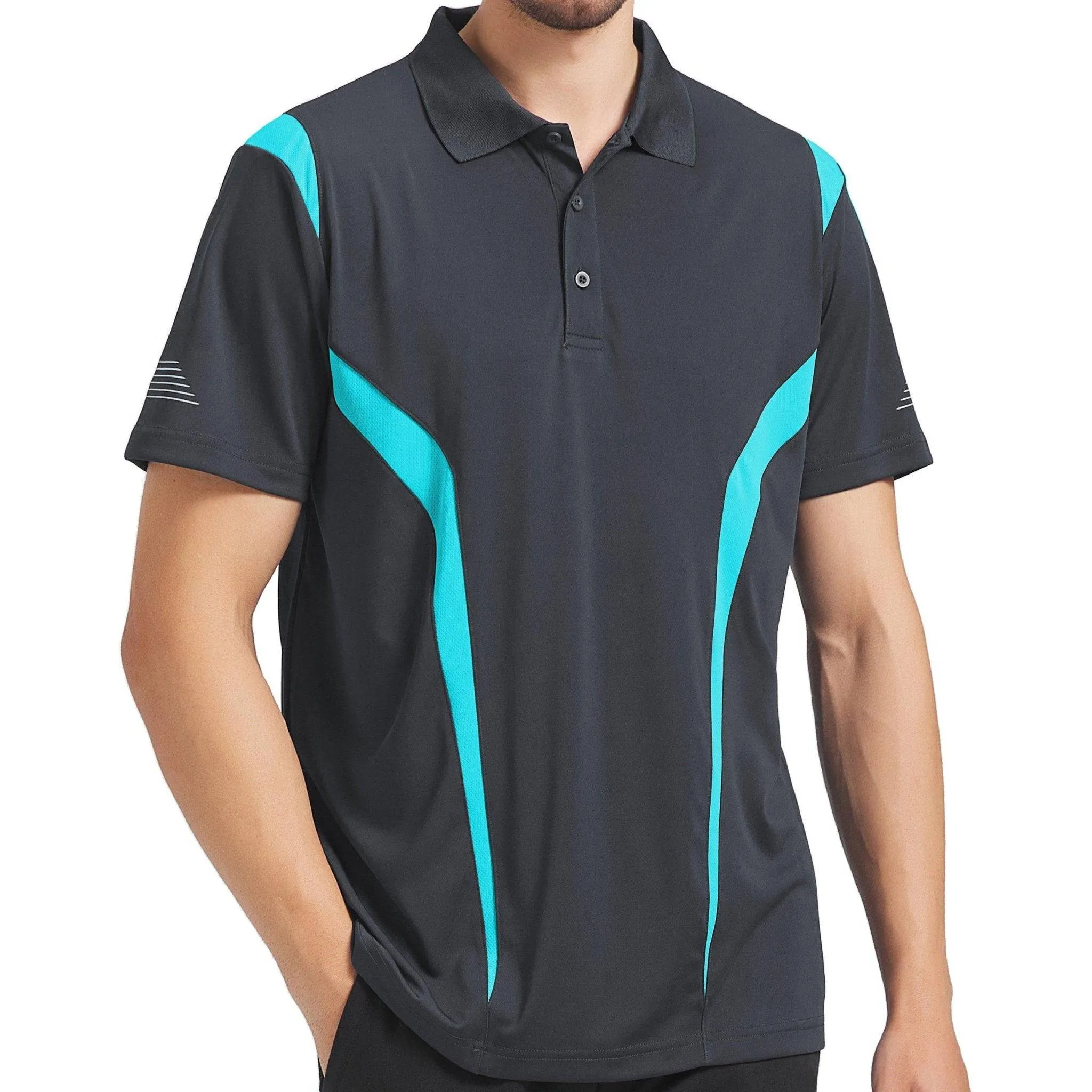 ISUSI Summit Mens Polo Shirts, Short Sleeve