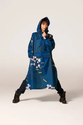 Japanese Blossom Rain Poncho