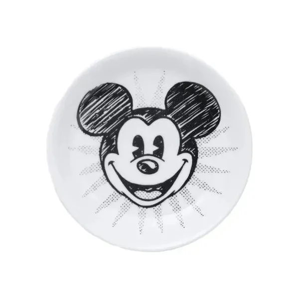 Joshua Vides x Uniqlo Monochrome Mickey Face Small Plate