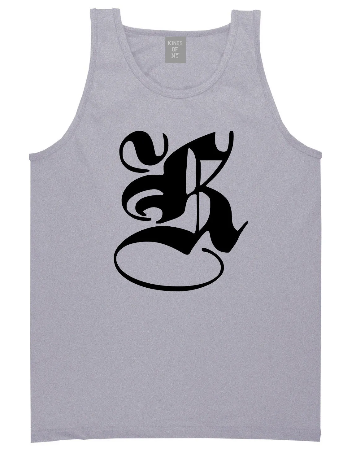 K Gothic Style Font Tank Top