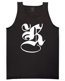 K Gothic Style Font Tank Top