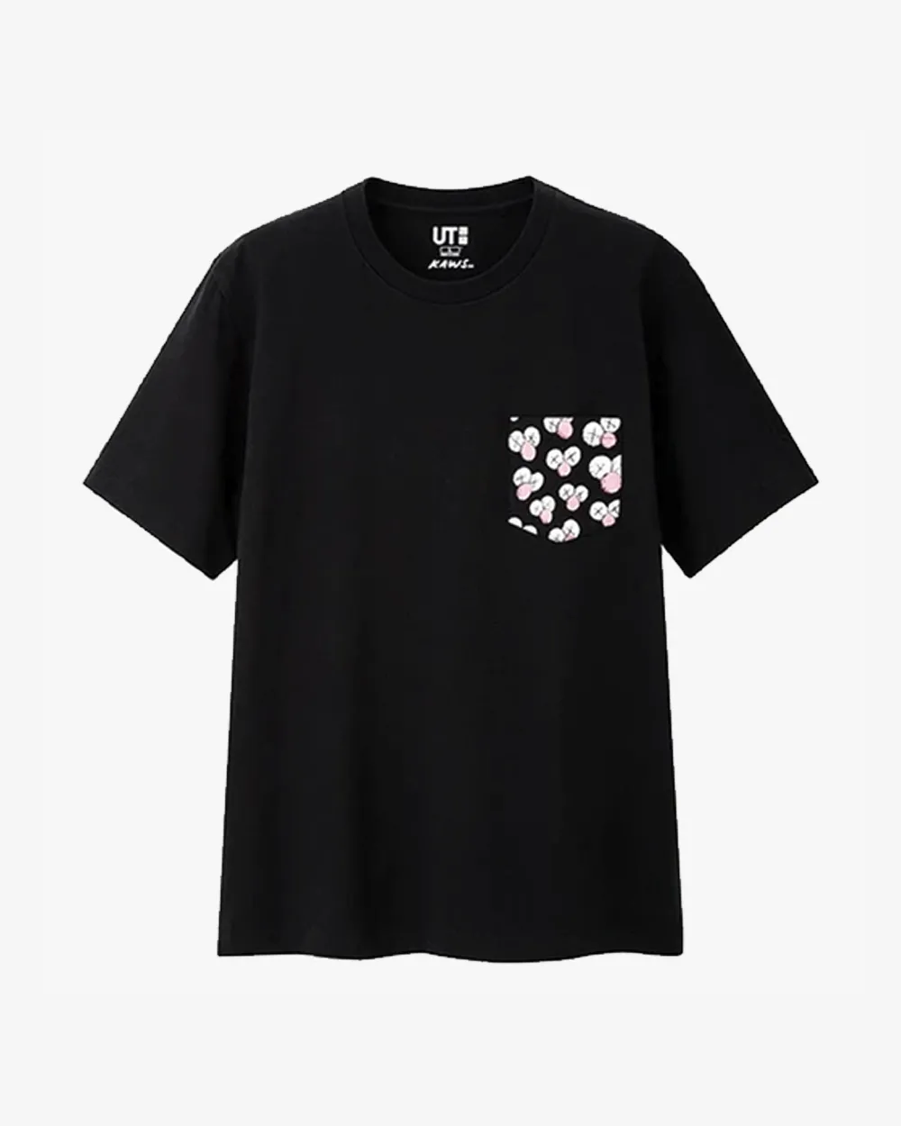 KAWS X UNIQLO BFF POCKET TEE BLACK