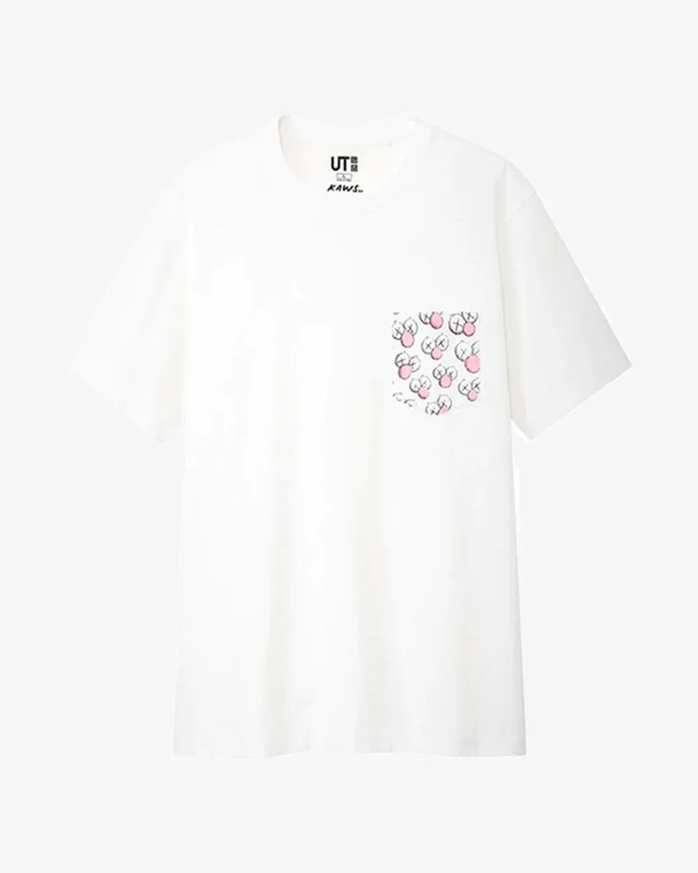 KAWS X UNIQLO BFF POCKET WHITE TEE (NEW)