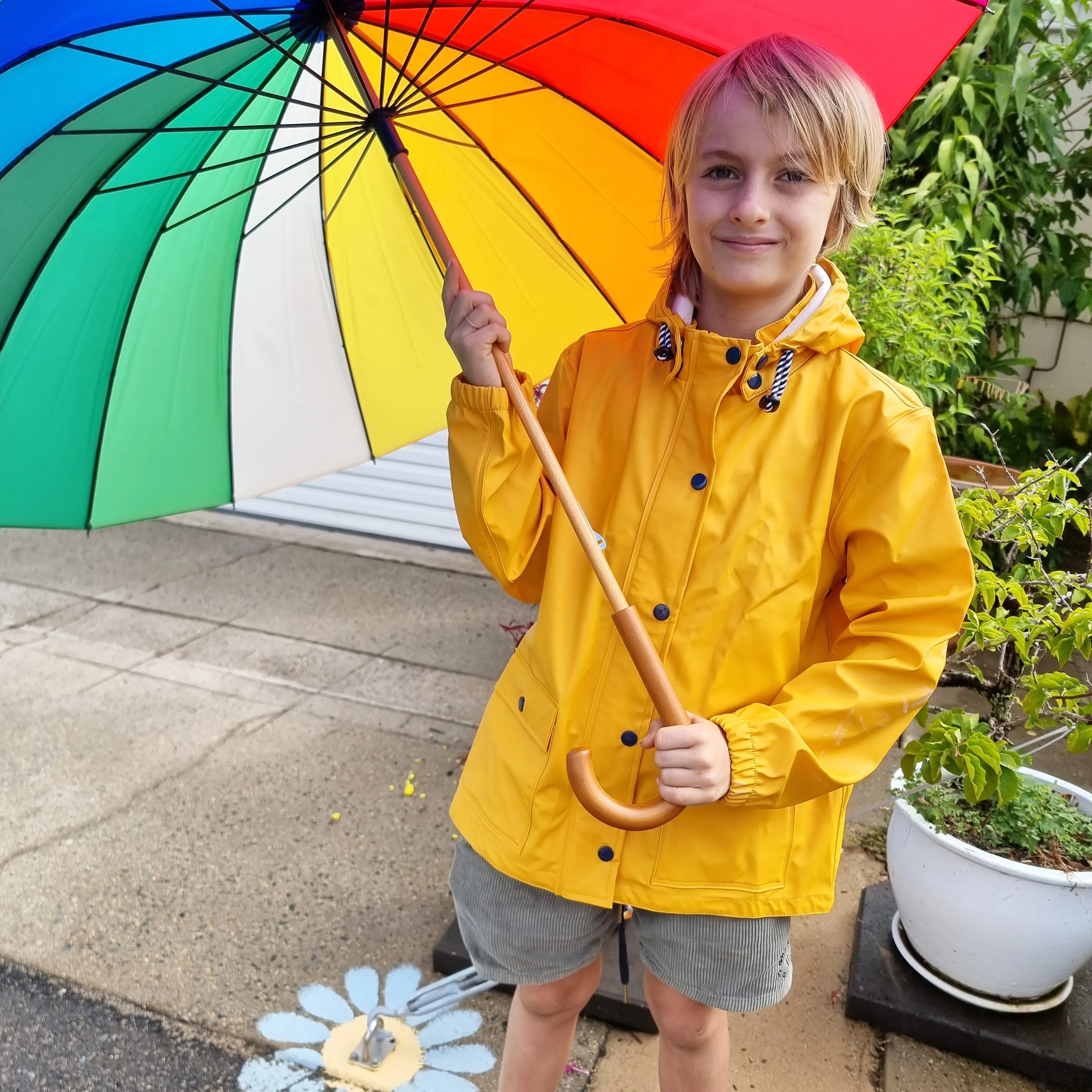 Kids Raincoat - Waterproof Yellow Explorer Jacket