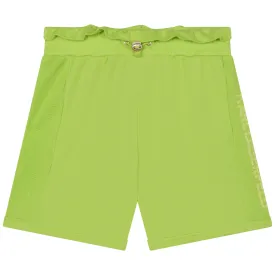 KL Lime Mesh Panel Shorts