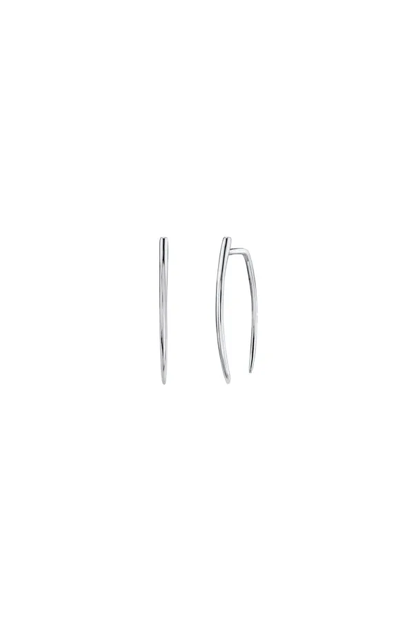 Large Classic Infinite Tusk Earrings