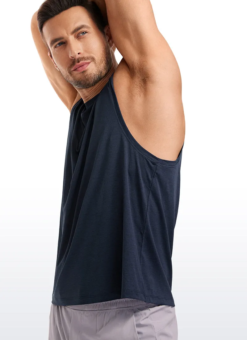 Lightweight Quick Dry Tank Tops Round Neck