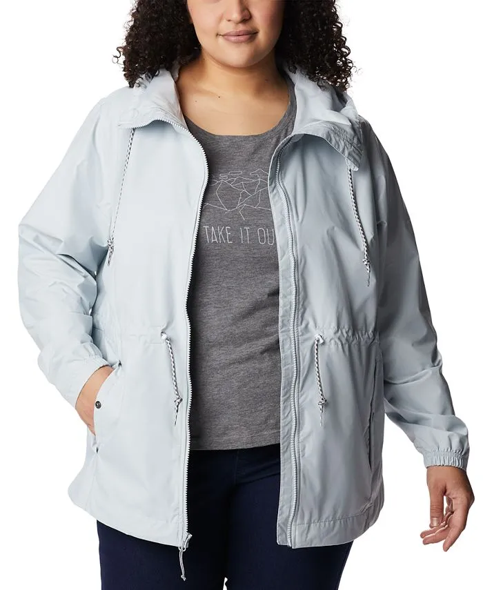 Lillian Ridge Large Columbia Raincoat, Gray