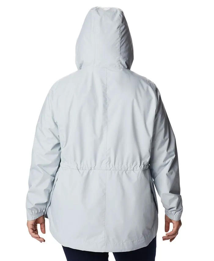 Lillian Ridge Large Columbia Raincoat, Gray