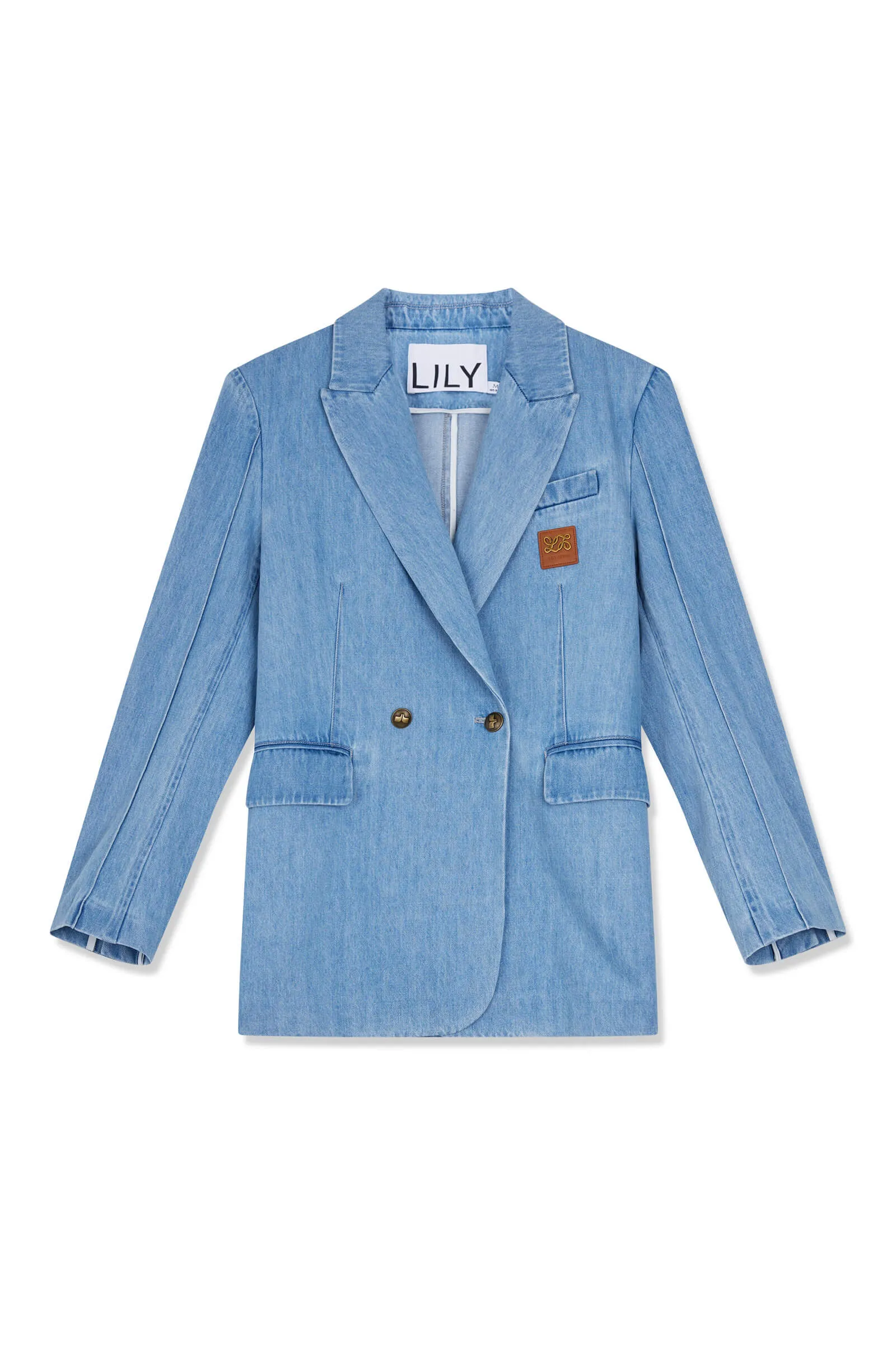 LILY Casual Denim Blazer Jacket