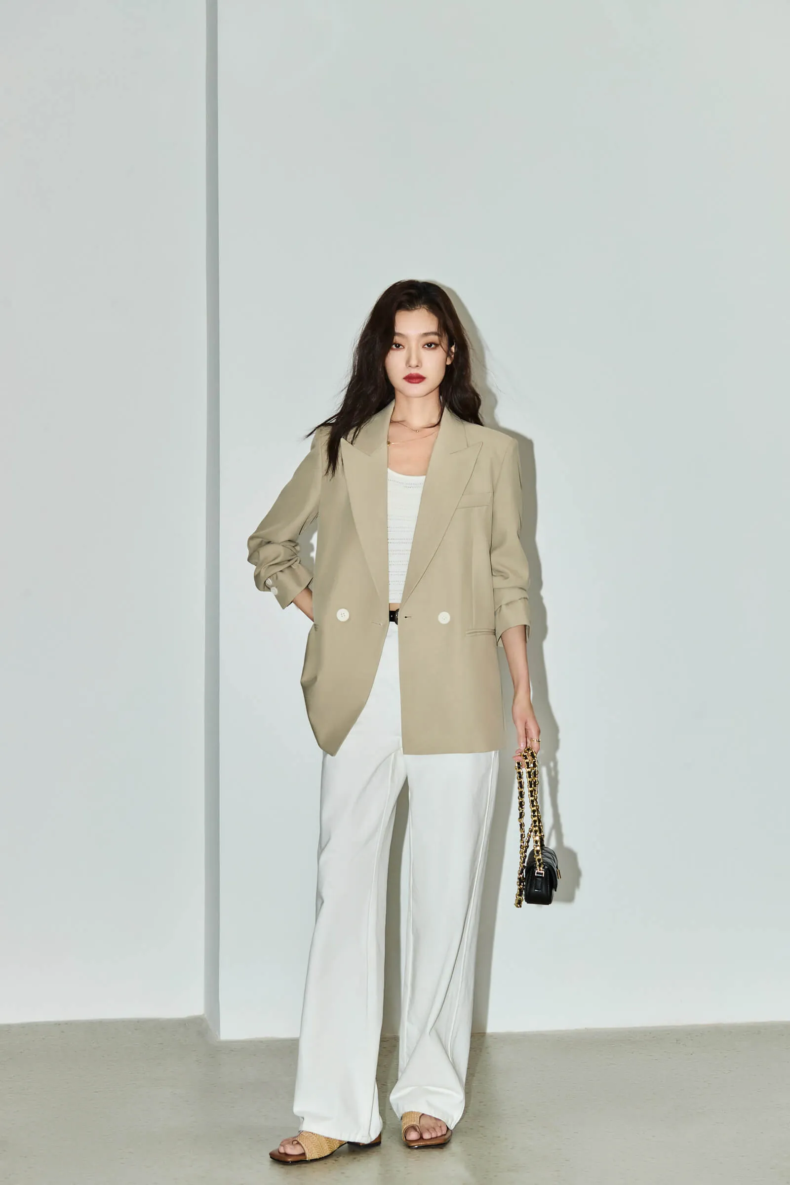 LILY Fashionable Loose Fit Suit Jacket