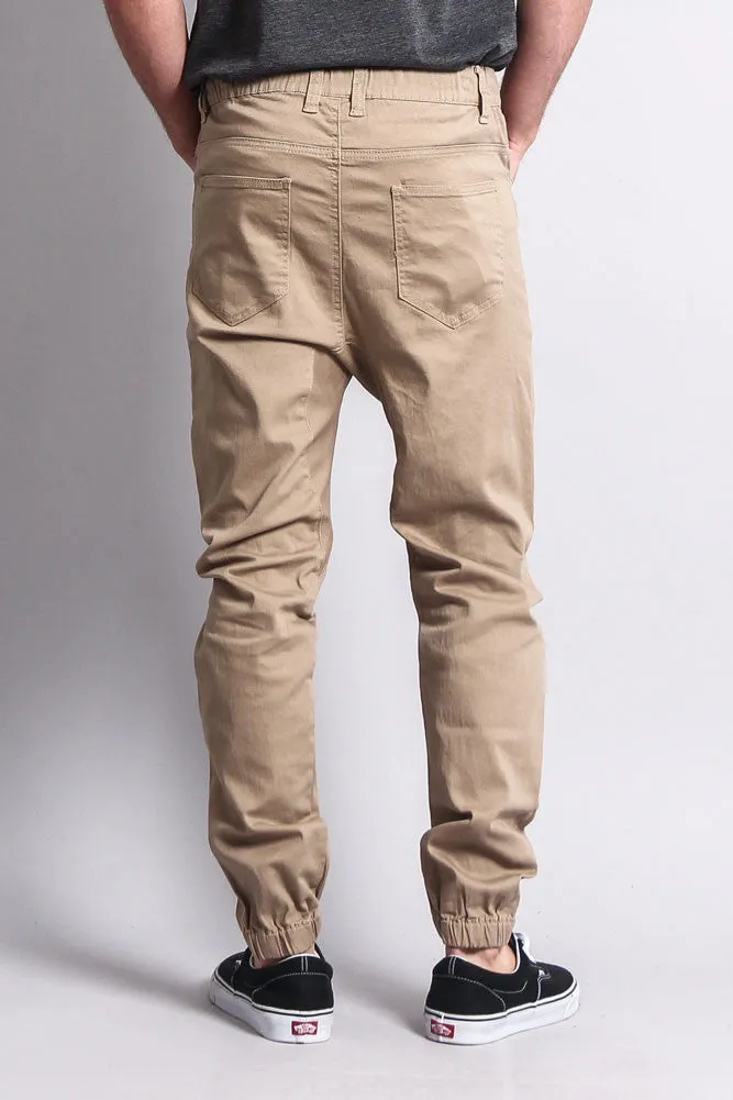 Men's Jogger Twill Pants (Khaki)