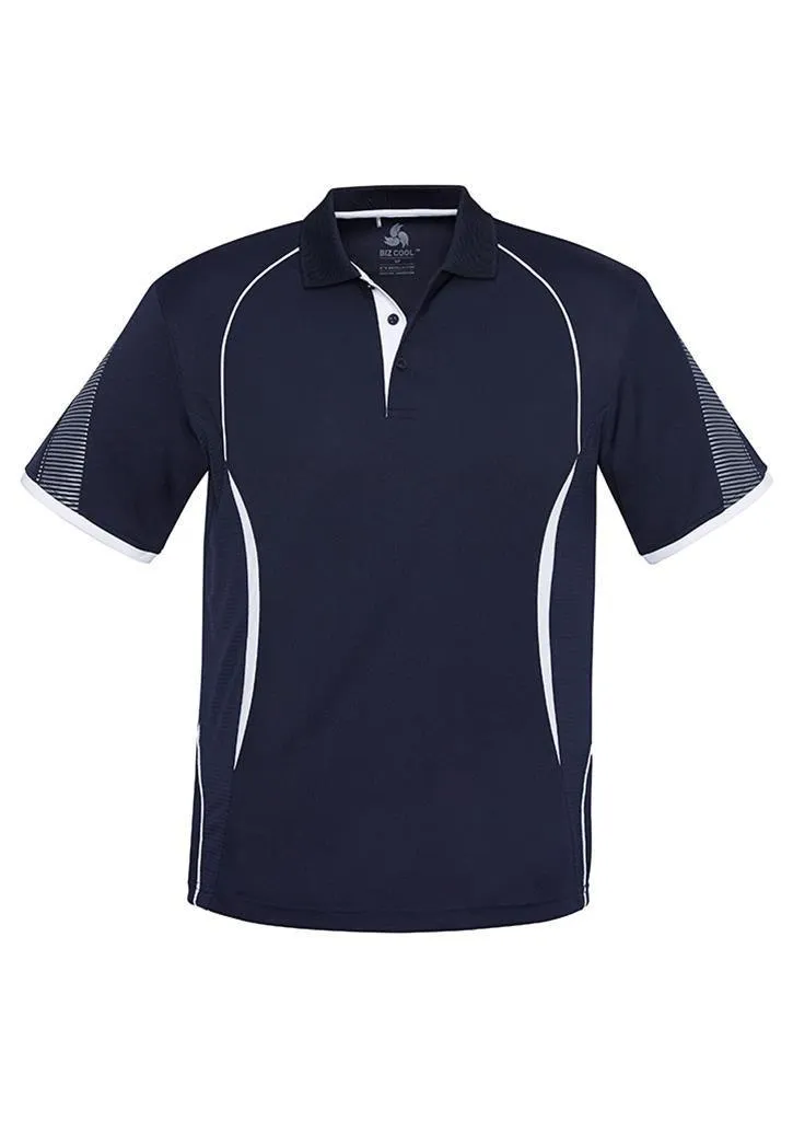 Mens Razor Polo Navy/White