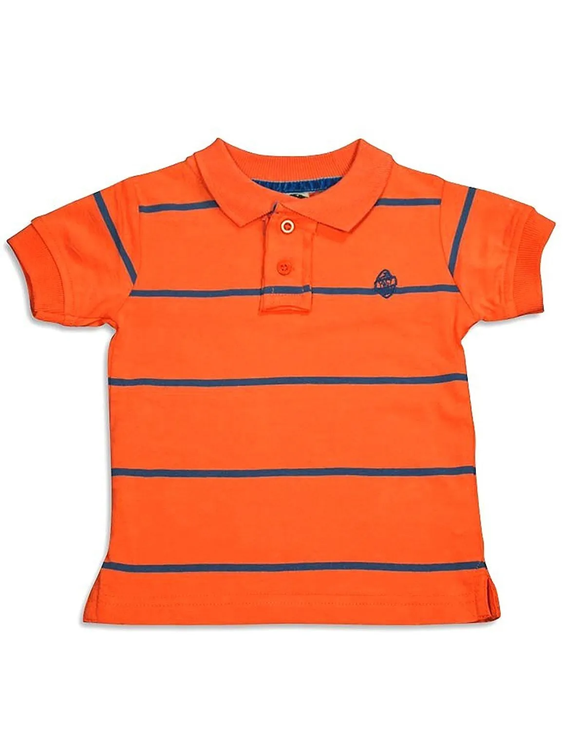 Mish - Baby Boys - 2 Colors -100% Cotton - Striped Short Sleeve Polo Shirt