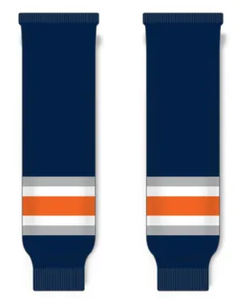 Modelline 2010s Kamloops Blazers Navy Knit Ice Hockey Socks